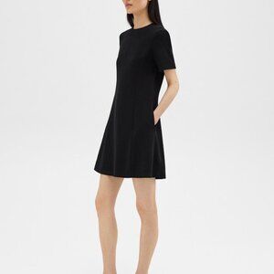RED Theory Admiral Crepe Shift Dress — Burgundy Red size 4 EUC
